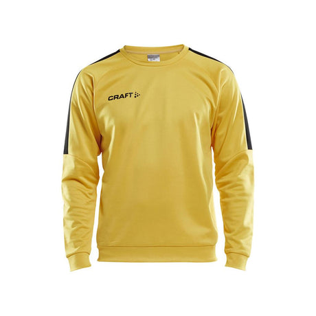 Progress R-Neck Sweater M - Yellow/Black - Front