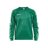 Progress R-Neck Sweater M - Green/White - Front