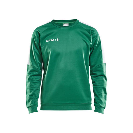 Progress R-Neck Sweater M - Green/White - Front