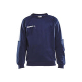 Progress R-Neck Sweater Jr - Navy/White - Front