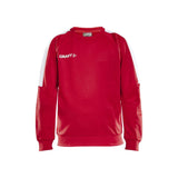 Progress R-Neck Sweater Jr - Red/White - Front