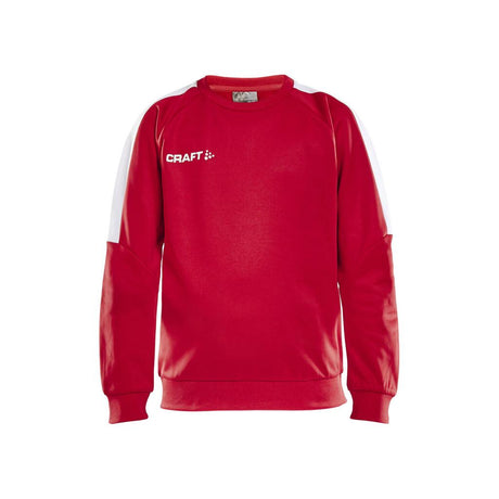 Progress R-Neck Sweater Jr - Red/White - Front