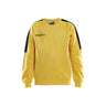 Progress R-Neck Sweater Jr - Yellow/Black - Front