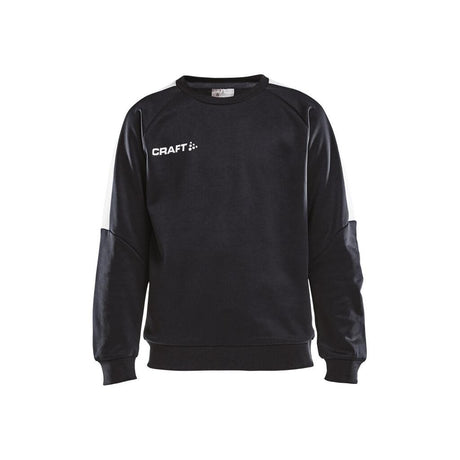 Progress R-Neck Sweater Jr - Black/White - Front