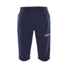 Progress 3/4 Pants M - Navy/White - Front