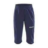 Progress 3/4 Pants Jr - Navy/White - Front