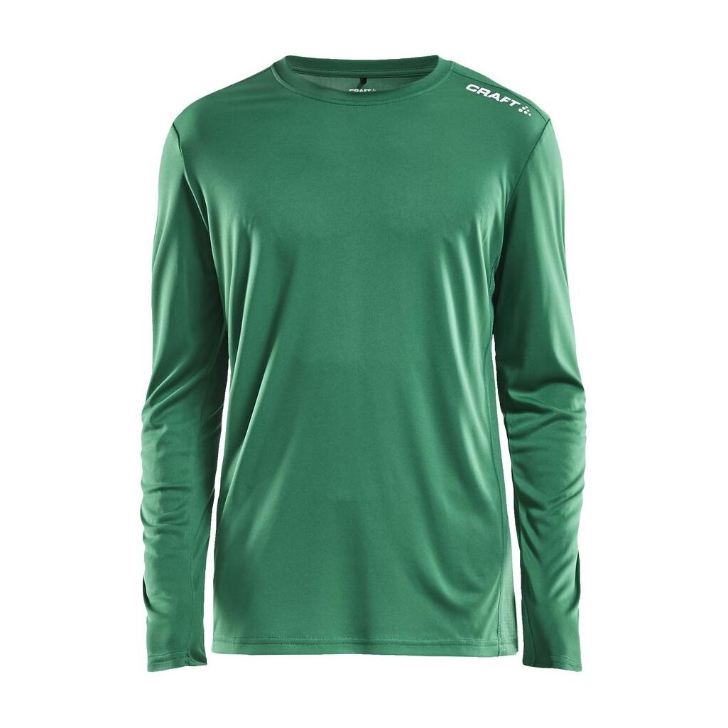 Rush Ls Tee M - Green - Front