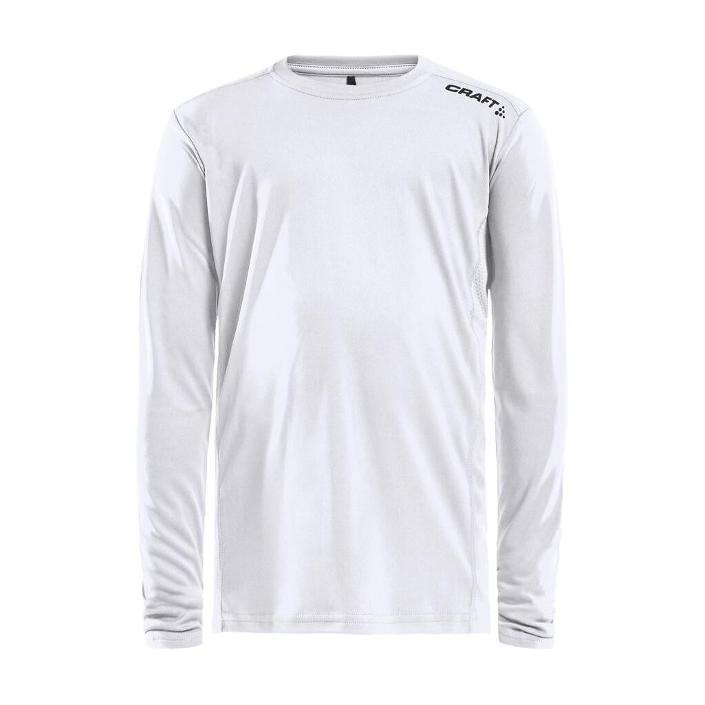 Rush Ls Tee Jr - White - Front