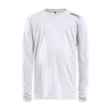 Rush Ls Tee Jr - White - Front
