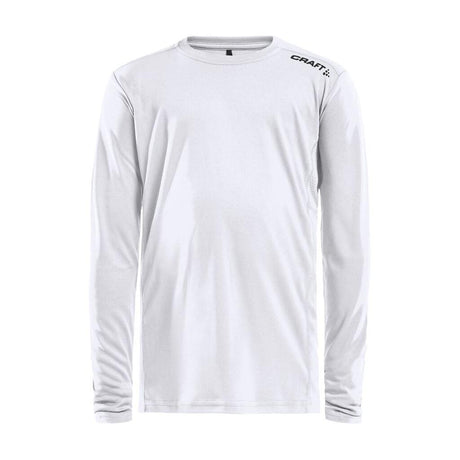 Rush Ls Tee Jr - White - Front