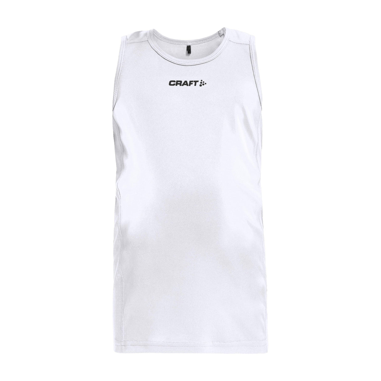Rush Singlet Jr - White - Front
