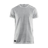 Community Mix Ss Tee M - Grey Melange - Front