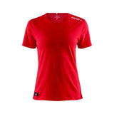 Community Mix Ss Tee W - Red - Front
