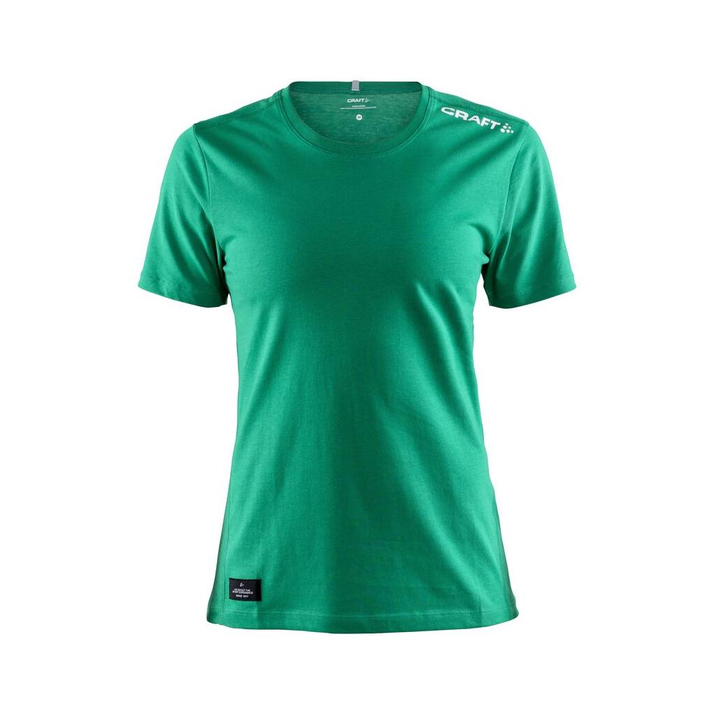 Community Mix Ss Tee W - Green - Front