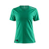 Community Mix Ss Tee W - Green - Front
