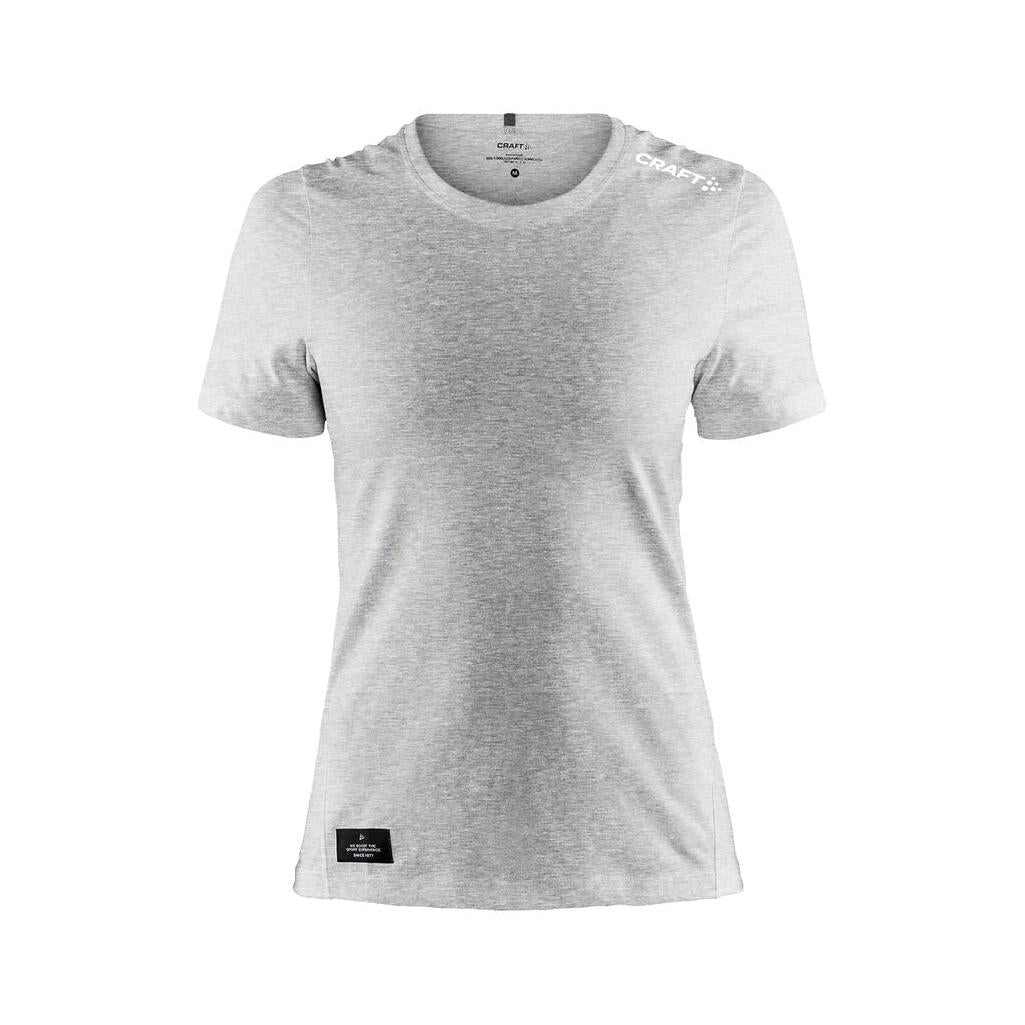 Community Mix Ss Tee W - Grey Melange - Front