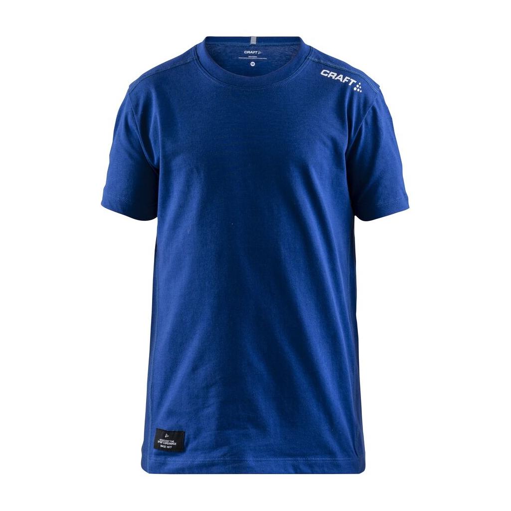 Community Mix Ss Tee Jr - Cobalt - Front