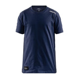 Community Mix Ss Tee Jr - Navy - Front
