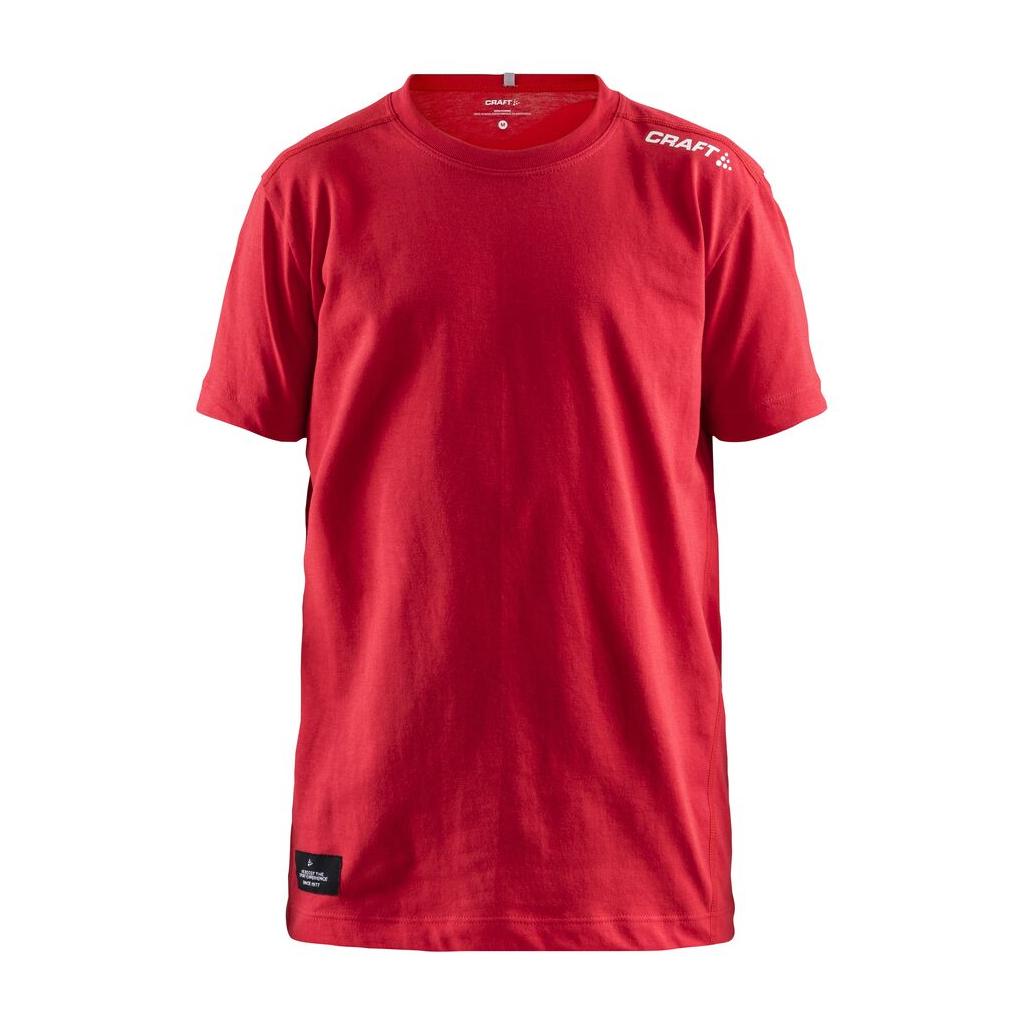Community Mix Ss Tee Jr - Red - Front