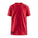 Community Mix Ss Tee Jr - Red - Front