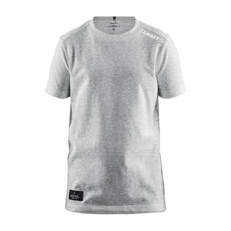Community Mix Ss Tee Jr - Grey Melange - Front