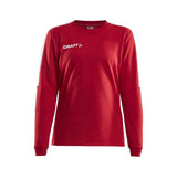 Progress Gk Sweatshirt W - Red/White - Front