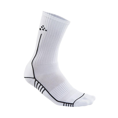 Progress Mid Sock - White - Front