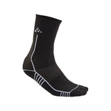 Progress Mid Sock - Black - Front
