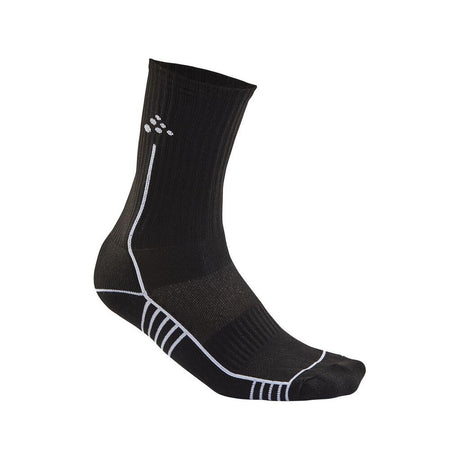 Progress Mid Sock - Black - Front