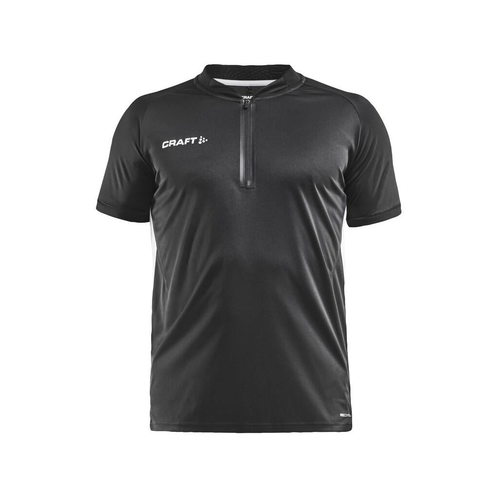 Pro Control Impact Polo M - Black/White - Front