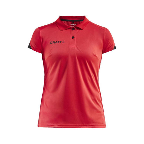 Pro Control Impact Polo W - Red/Black - Front