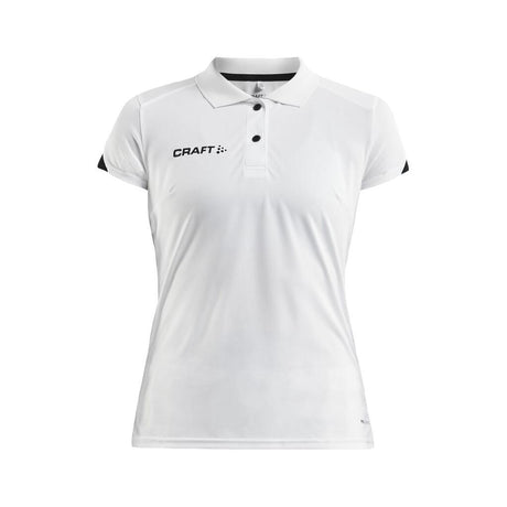 Pro Control Impact Polo W - White/Black - Front