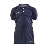 Pro Control Impact Polo J - Navy/White - Front