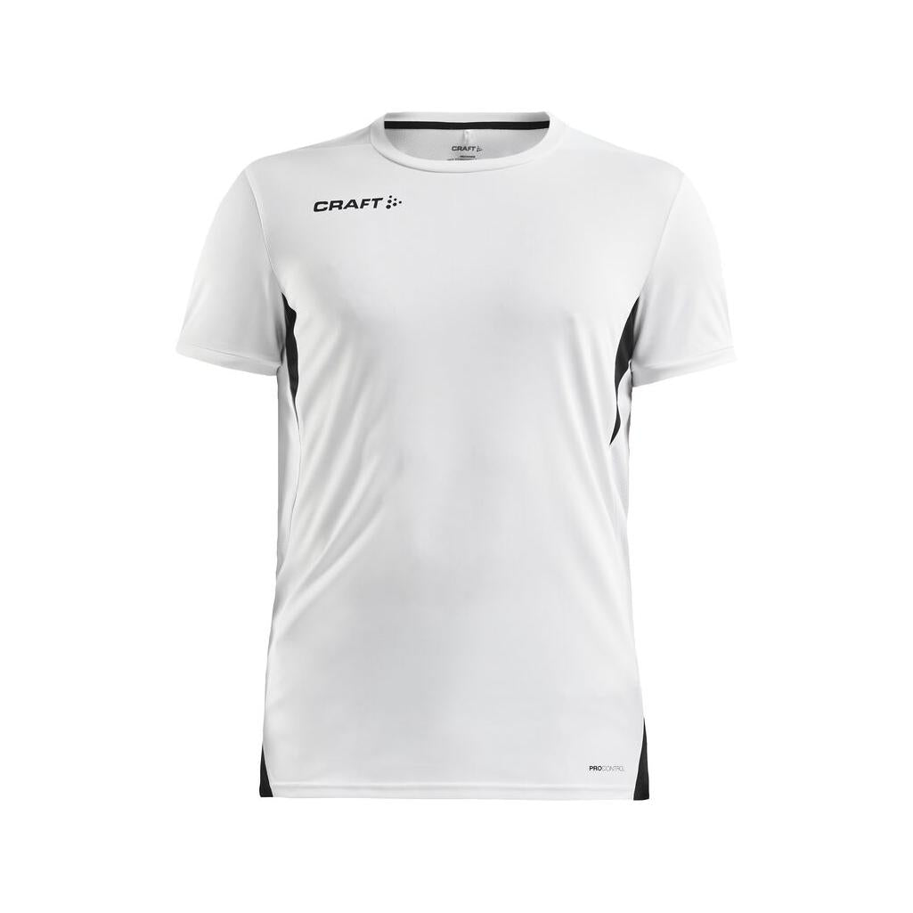 Pro Control Impact Ss Tee M - White/Black - Front