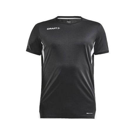 Pro Control Impact Ss Tee M - Black/White - Front
