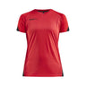 Pro Control Impact Ss Tee W - Red/Black - Front