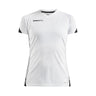 Pro Control Impact Ss Tee W - White/Black - Front