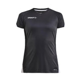 Pro Control Impact Ss Tee W - Black/White - Front