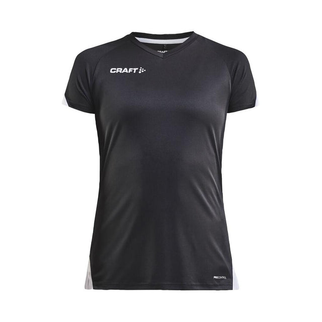 Pro Control Impact Ss Tee W - Black/White - Front