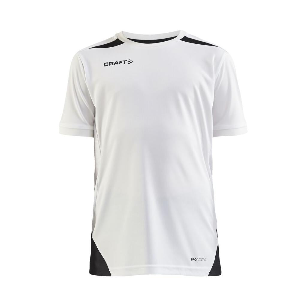 Pro Control Impact Ss Tee Jr - White/Black - Front