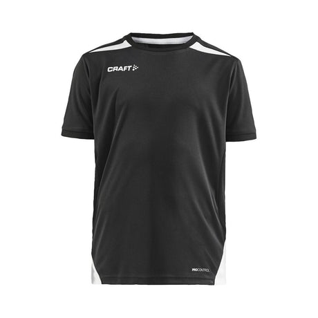 Pro Control Impact Ss Tee Jr - Black/White - Front