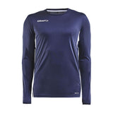 Pro Control Impact Ls Tee M - Navy/White - Front