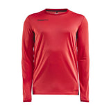 Pro Control Impact Ls Tee M - Red/Black - Front