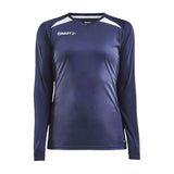 Pro Control Impact Ls Tee W - Navy/White - Front