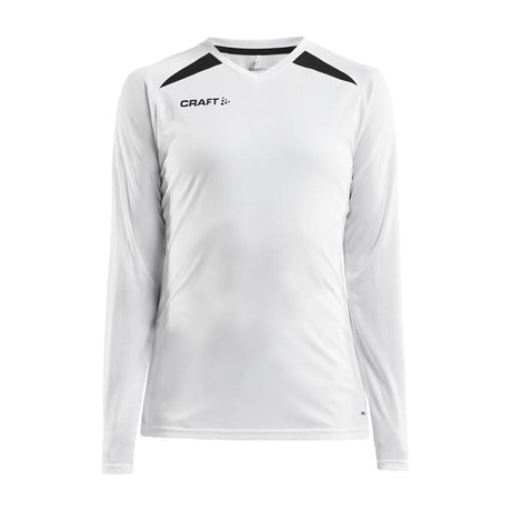 Pro Control Impact Ls Tee W - White/Black - Front