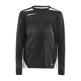 Pro Control Impact Ls Tee Jr - Black/White - Front