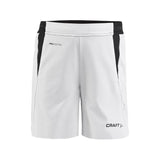 Pro Control Impact Shorts Jr - White/Black - Front