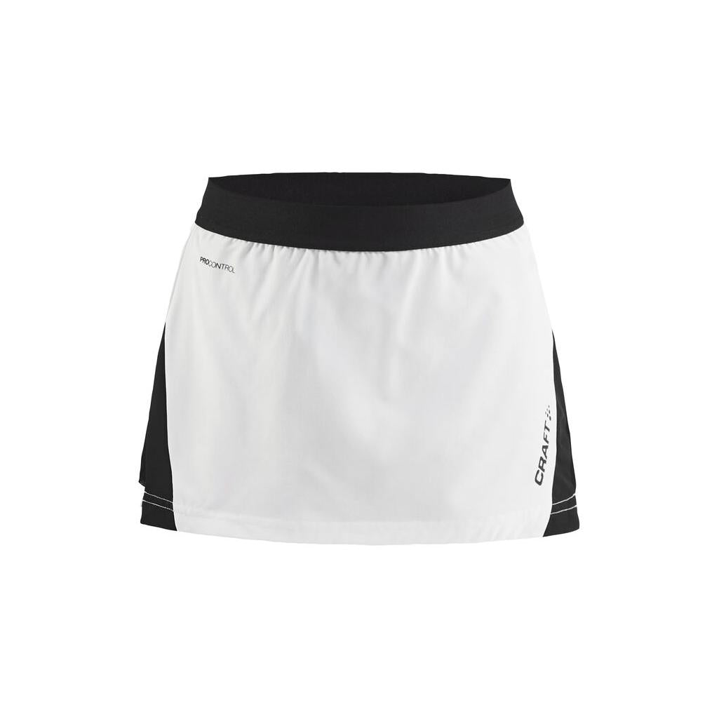 Pro Control Impact Skirt Jr - White/Black - Front