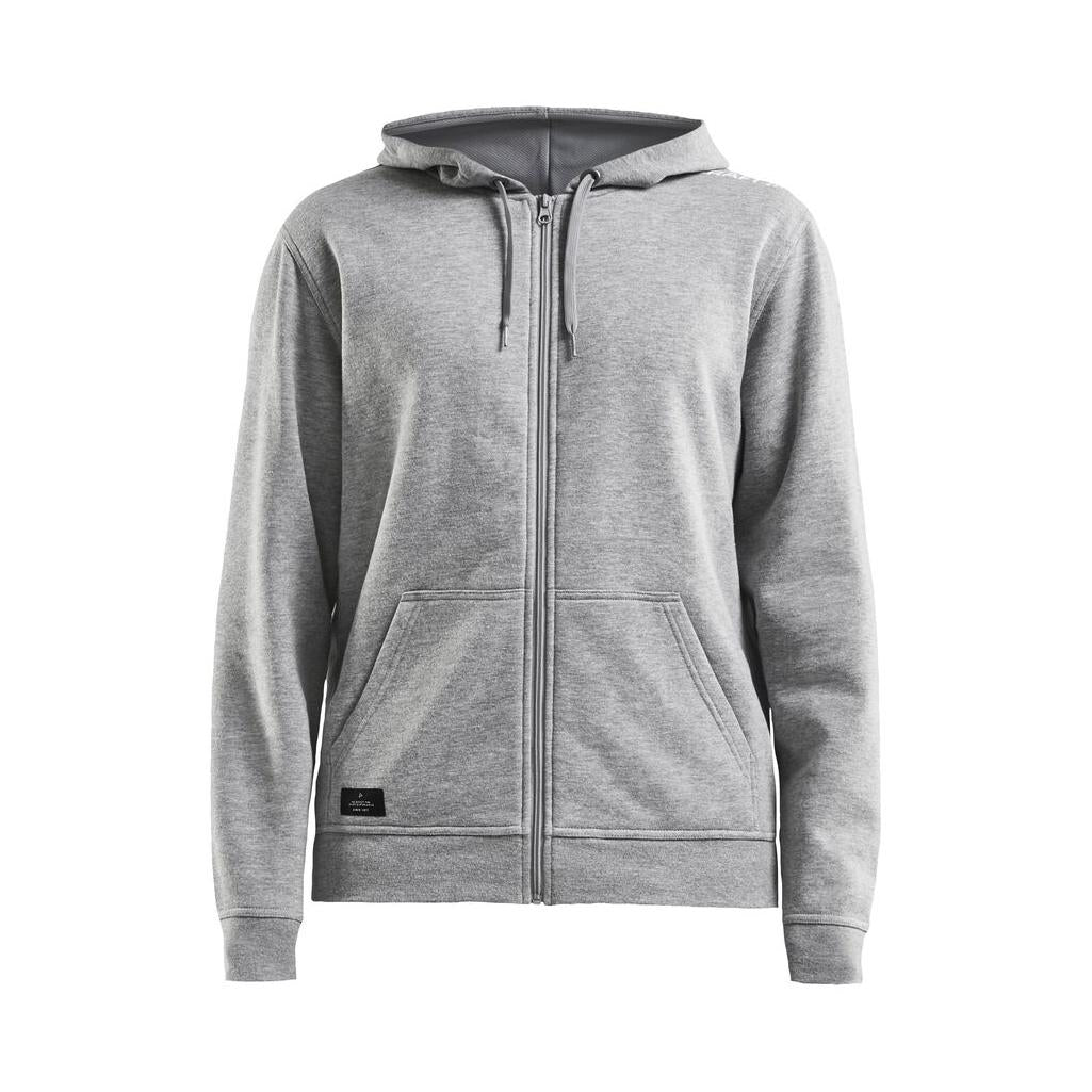 Community Fz Hoodie M - Grey Melange - Front