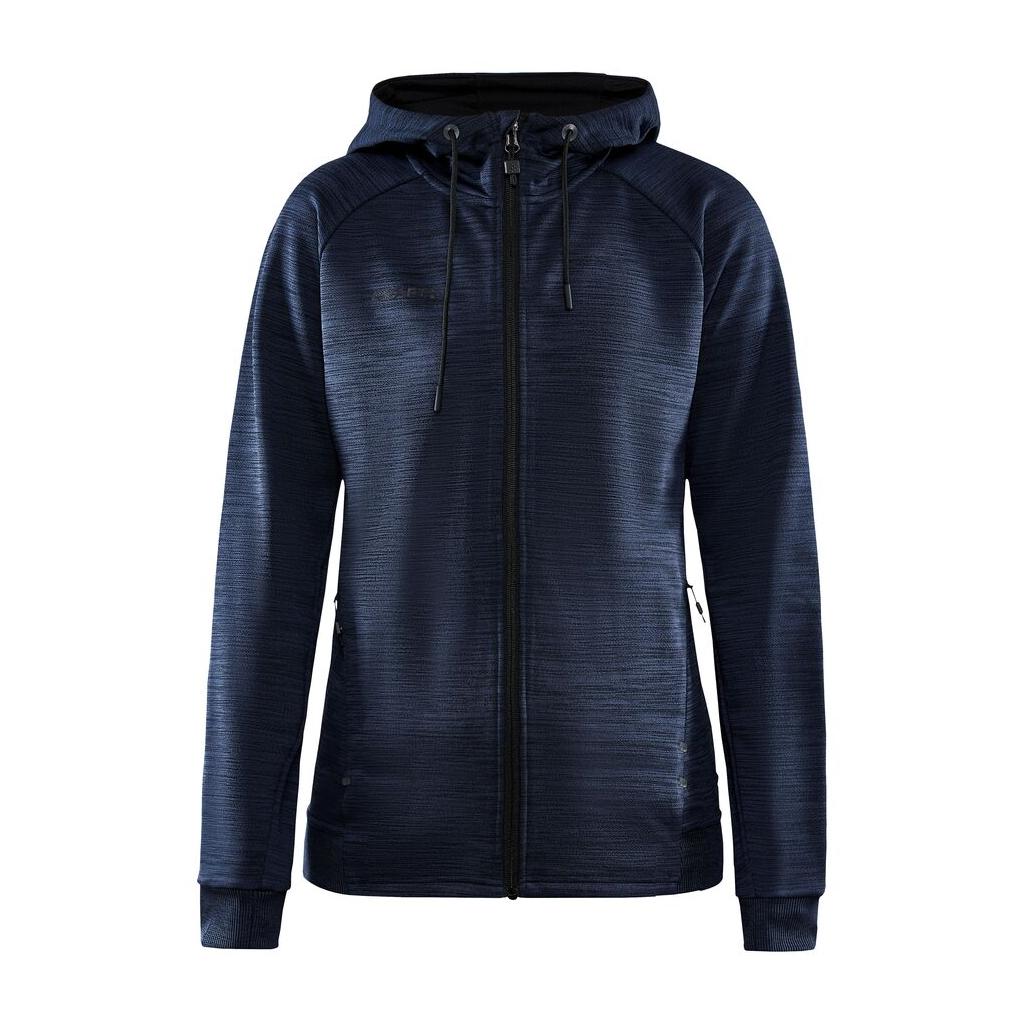 Adv Unify Fz Hood W - Dark Blue Melange - Front